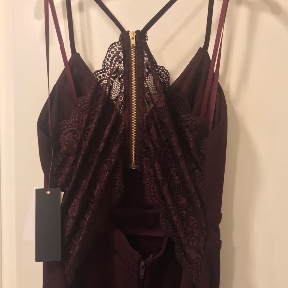 NWT 🏷- Burgundy Cocktail Dress - Picture 5 of 7